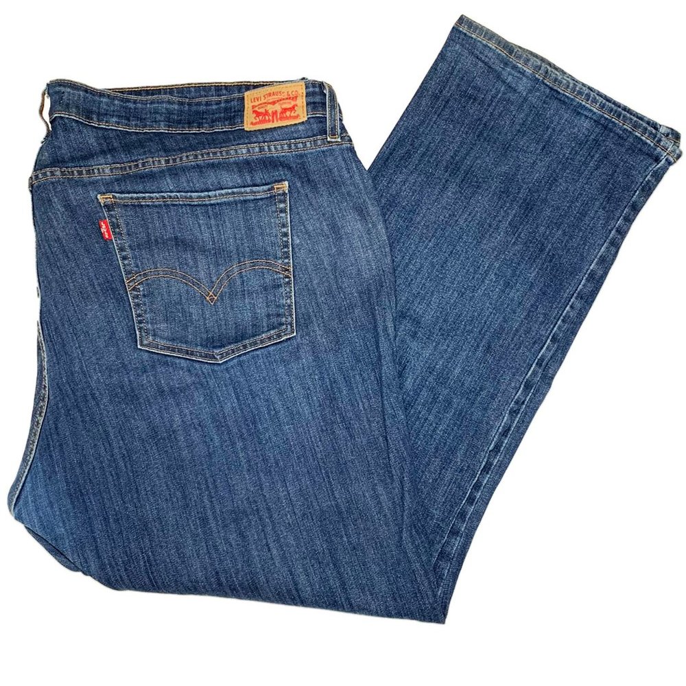 Levi's Womens 415 Plus Size Classic Bootcut Denim Jeans Size 24